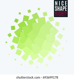 Abstract vector design elements for graphic layout.