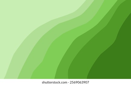 Abstract vector design featuring layered green tones, inspired by the natural texture of leaves. Ideal for eco-themed projects, backgrounds, or creative designs