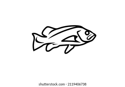 Abstract Vector Design  Fish