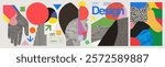 Abstract vector design with geometric shapes, art, vibrant colors, and modern composition. Ideal for poster, branding, background, and creative projects