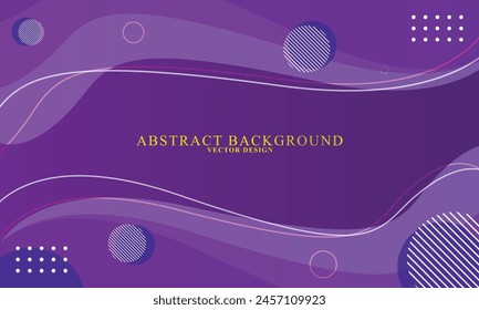 Abstract vector design geometry shape circle wave line stroke color gradient blue pink background wallpaper