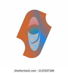 abstract vector design. The goal is to create a logo with the letter G. The result is an abstract image that is not clear.
