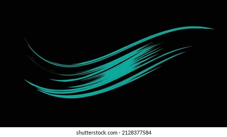 abstract vector design green and black background
