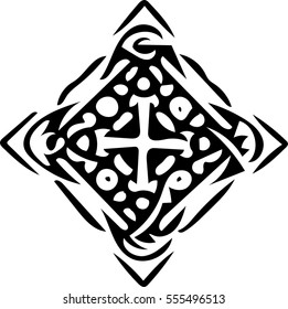 Abstract vector design isolated on a white background.