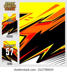 Abstract vector design for jersey printing and sublime. background pattern for sports team jersey