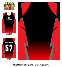 Abstraktes Vektordesign für Jersey-Druck und -Feinheit. Hintergrundmuster für Sportmannschaft Jersey