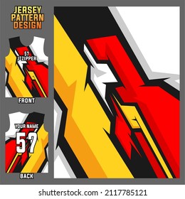 Abstract vector design for jersey printing and sublime. background pattern for sports team jersey