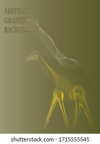 Abstract vector design in the size of 5632 by 4226 pixels. African theme, background for the poster, events of various nature, seminars, conferences, advertising, cover for books.