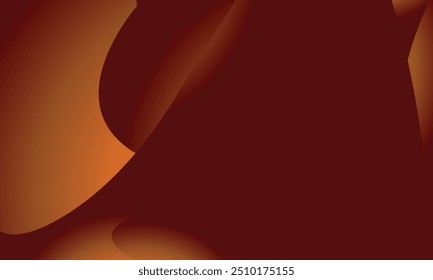 An abstract vector design with smooth, flowing shapes in shades of orange and yellow creates a warm, gradient-like effect. Ideal for digital graphics or backgrounds, blend of colors give dynamic feel