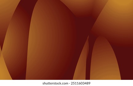 Um design de vetor abstrato com formas suaves e fluidas em tons de laranja e amarelo cria um efeito quente semelhante a gradiente. Ideal para gráficos ou planos de fundo digitais, a mistura de cores proporciona uma sensação dinâmica