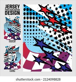 abstract vector design for sports team sublimation printing jersey fabric