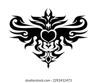 abstract vector design tattoo
