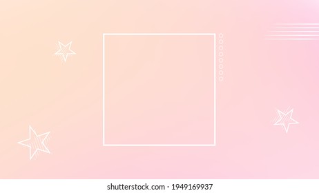 Abstract vector design template for social media, web, etc. Smooth gradient background with geometric shapes. Space for text. Modern design. Vector illustration.