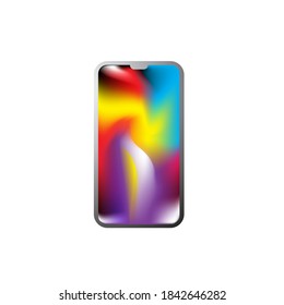 Resumen de fondo de pantalla de diseño vectorial para smartphones