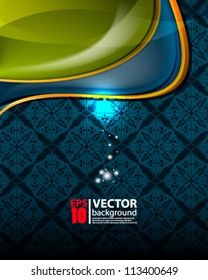 abstract vector design, wave in seamless pattern eps10