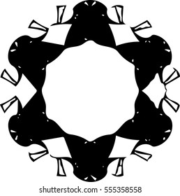 Abstract vector design/pattern isolated on a white background.