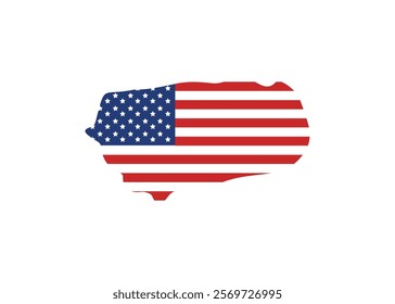 Abstract vector designs of American flags in unique styles: waves, brush strokes, grunge, geometric shapes, and modern patterns. Perfect for patriotic posters, banners, and creative projects