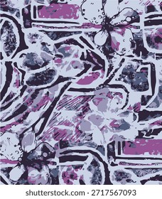 abstract vector designs, for digital print ideas on fabric or clothing prints or background images. with purple color