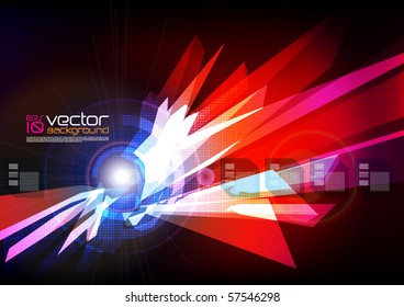 Abstract vector digital art.