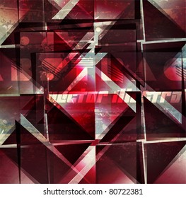 Abstract Vector Digital Art background