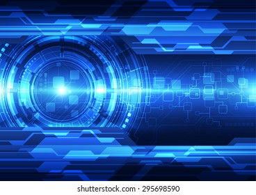 abstract vector digital technology background design