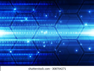abstract vector digital technology background illustration