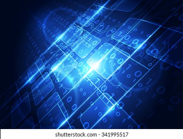 Abstract vector digital technology background concept