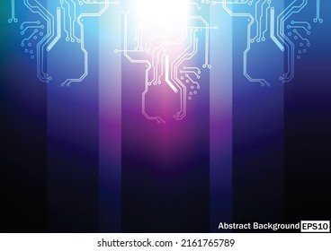 Abstract vector digital technology futuristic background design concept with technology circuit. abstract tech. illustration vector design