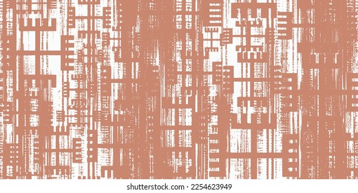 Abstract vector distressed pattern background vector design, Patchwork Graphic Motif Brushed Background. Seamless geometric textured  Decorative textile living style home  fabric rug, area cover 