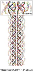 Abstract vector dna background