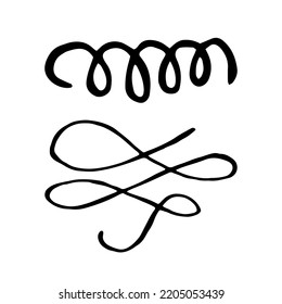 Abstract vector doodle collage in boho style. Minimal composition for social media design, prints, postcards, headers, templates