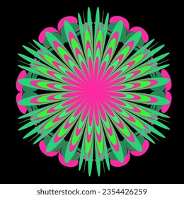 Abstract vector doodle ornament. Decorative graphic design element.