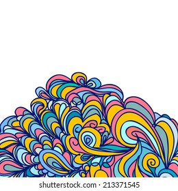 Abstract vector doodle style