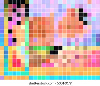 Abstract vector dots background