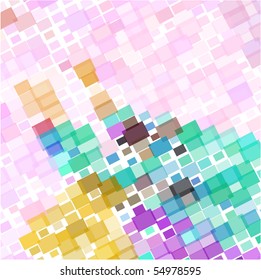 Abstract vector dots background