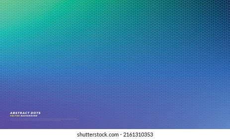 abstract vector dots background blue green