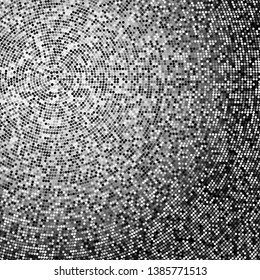 Abstract vector dots background or texture. Monochrome halftone cover.