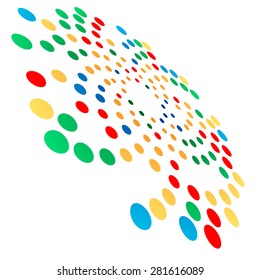 Abstract Vector Dots Business Logo . 