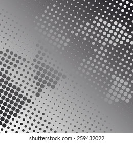 Abstract vector dotted background