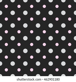 Abstract vector dotted seamless pattern. Colorful pastel background