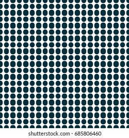 Abstract vector dotted seamless pattern. Monochrome background. Greeting card. Wrapping paper. Vector Illustration for your design. Kids background. Backdrop in vintage and retro style.