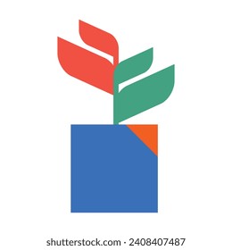 abstract vector drawing full colour