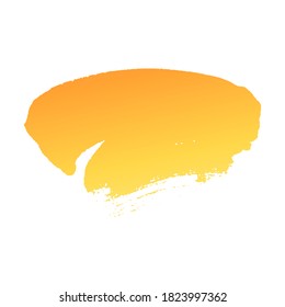 Abstract vector drawing. Orange smear isolated on white background. Watercolor texture in style with place for text. Drops, splashes and brush strokes for design.
Eps, 10