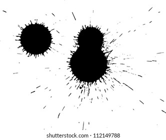Abstract vector drops