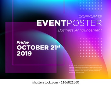 business event poster