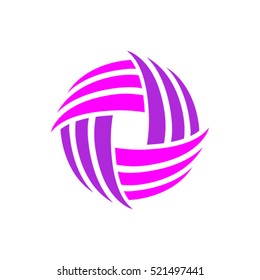 Abstract Vector Dynamic Shaped logo