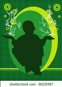 abstract vector ecology illustration