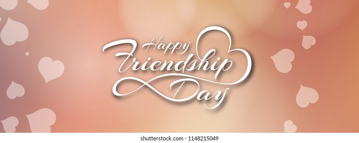 Abstract vector elegant Happy Friendship day banner design
