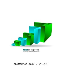 abstract vector element with arrows