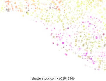 Abstract vector element. Composition made of  semi-random distributed dots.